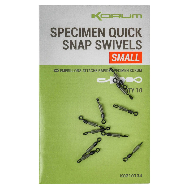 Korum Specimen Quick Snap Swivels 1 Korum Specimen Quick Snap Swivels
