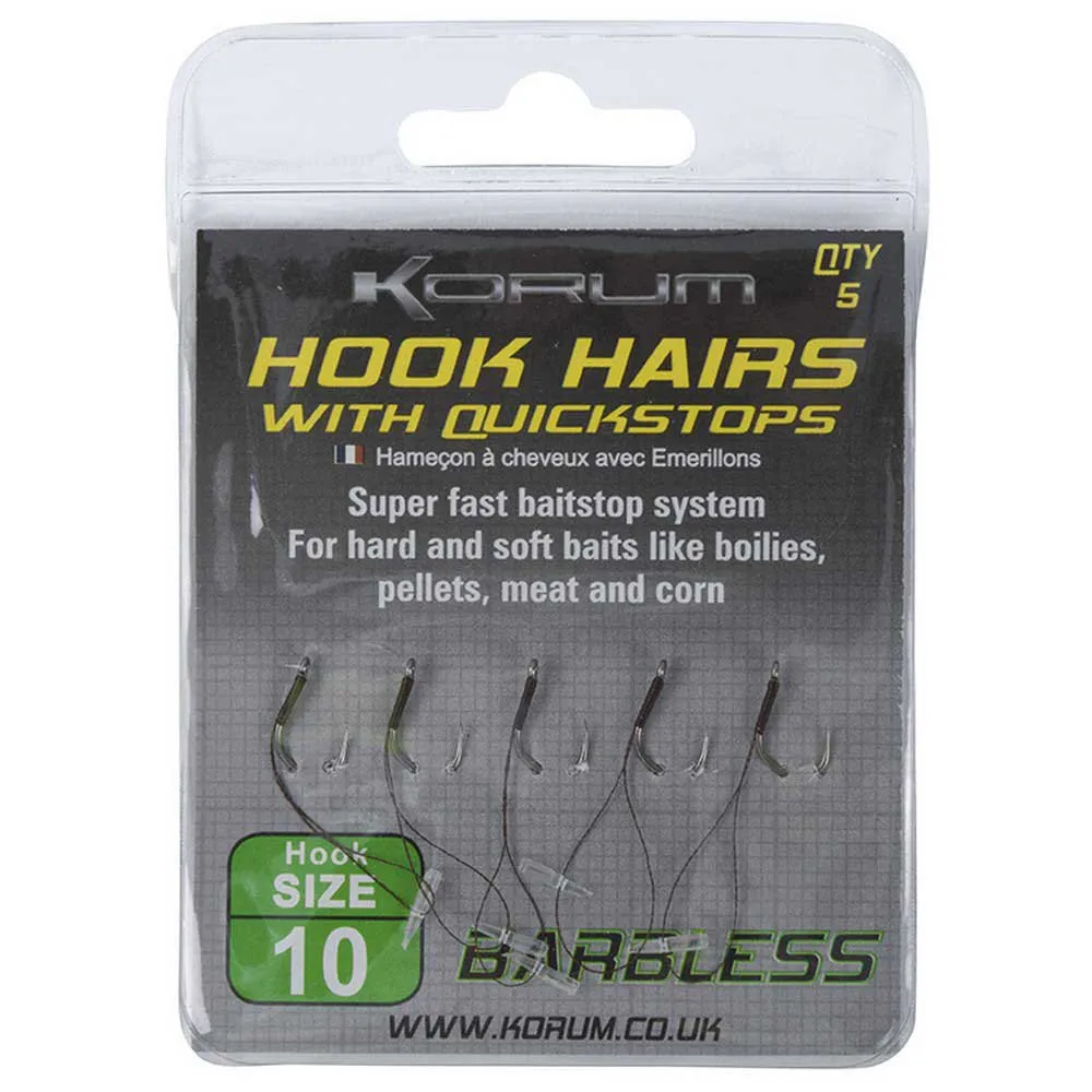 KORUM Haken Und Stopper Ohne Widerhaken 4 KORUM Haken Und Stopper Ohne Widerhaken – Bild 4