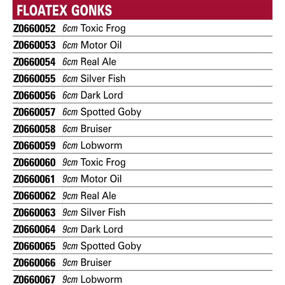 KORUM Snapper Floatex Gonks Gummifisch 60 Mm 3 KORUM Snapper Floatex Gonks Gummifisch 60 Mm – Bild 3